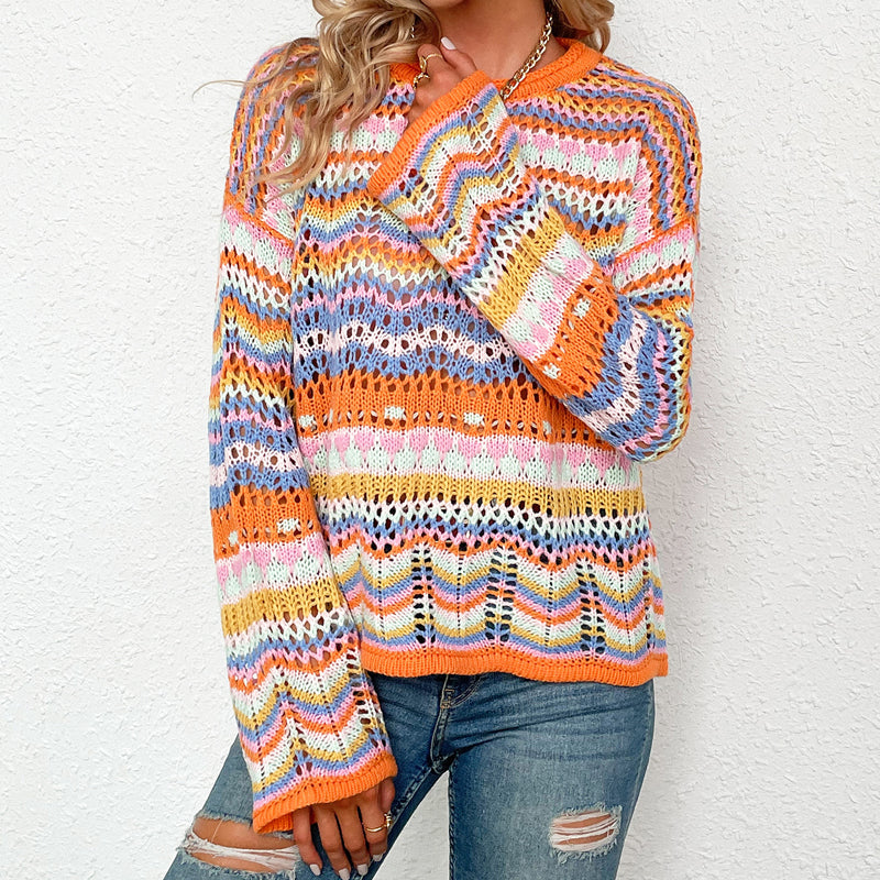 Drune | Farbiger Strickpullover