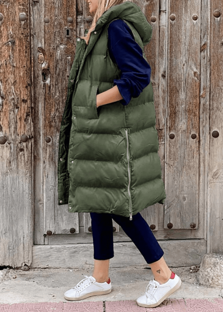Drune | Puffer Weste - Ärmloser Wärme - Leichtes Design - Stilvolles Schichten