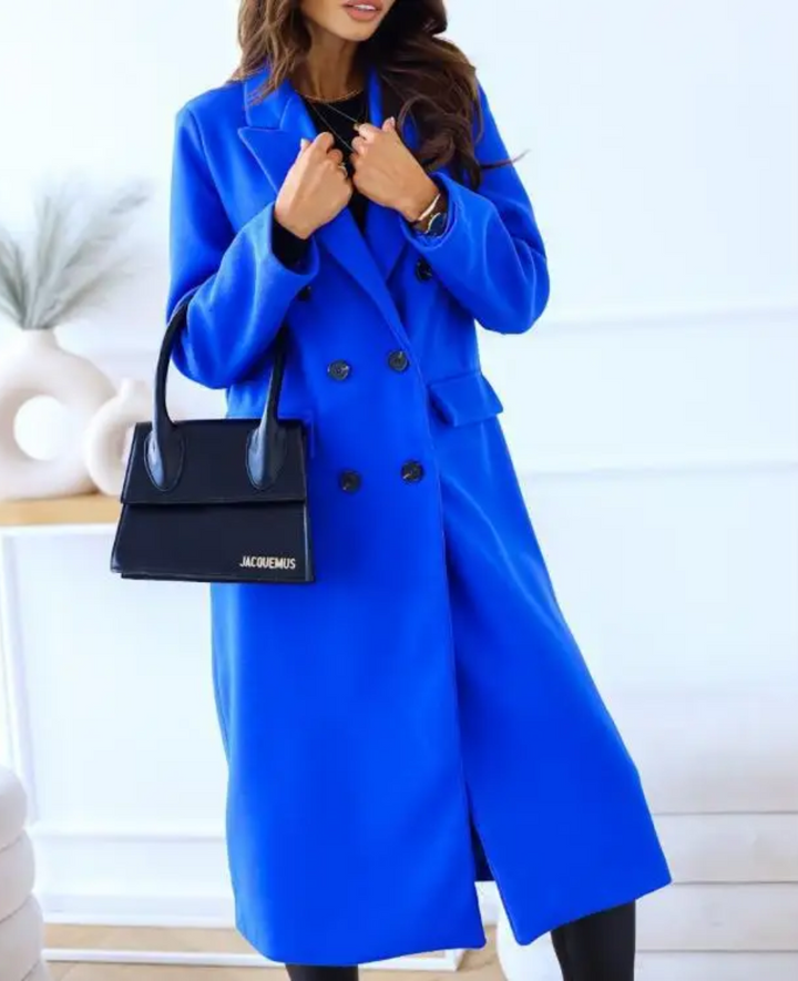 Drune | Lange Elegante Taillierte Trenchcoat Für Damen | Perfekt Für Herbst Und Winter