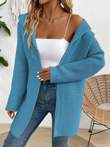 Drune | Strickjacke mit Angriffsbereiter Kapuze