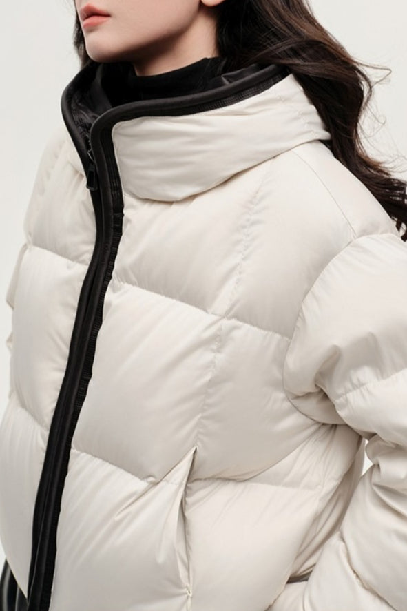 Drune | Kapuzenisolierte Pufferjacke