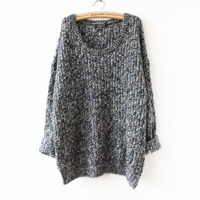 Damen Grobstrickpullover mit weitem Schnitt und ansprechender Maschenstruktur Drune