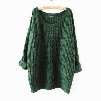 Damen Grobstrickpullover mit weitem Schnitt und ansprechender Maschenstruktur Drune