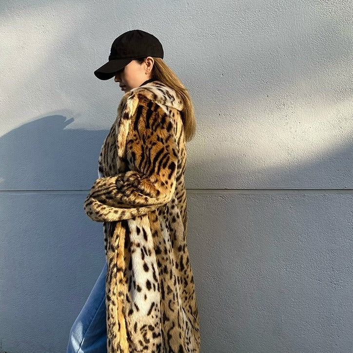 Drune | Lose Tiger Druck Mantel