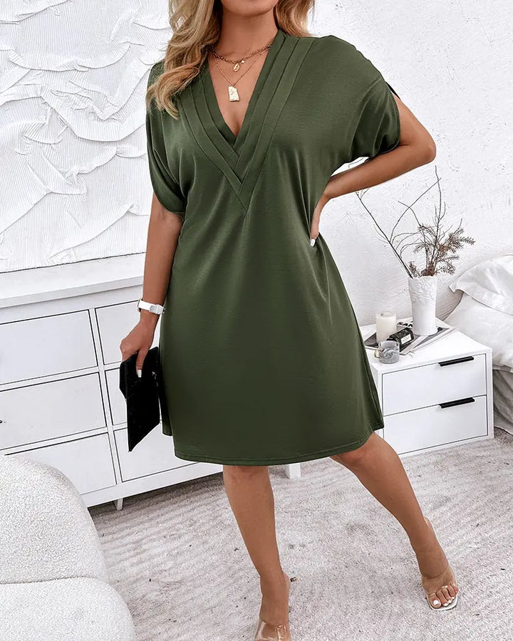 Drune | Damen V-Ausschnitt-Kleid