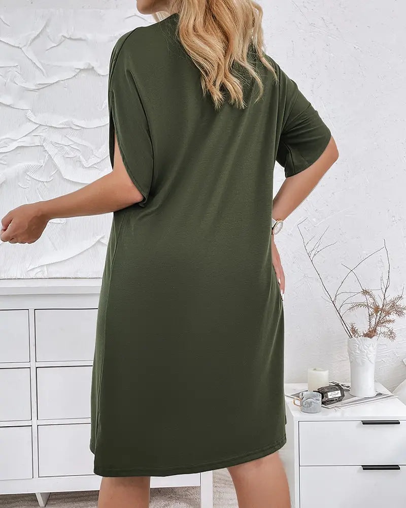 Drune | Damen V-Ausschnitt-Kleid