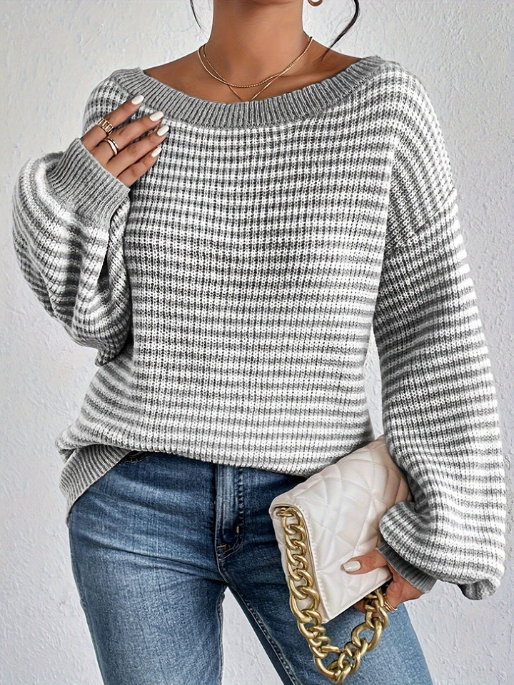 Drune | Gestreifter Pullover Lässig und Stilvoll Weicher Komfort