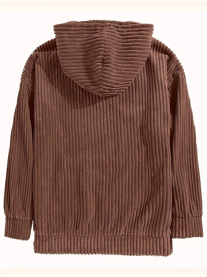 Drune | Corduroy Komfort Hoodie Sweatshirt