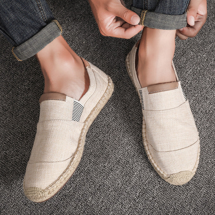 Drune | Stilvolle Leichte Canvas Loafer Für Herren