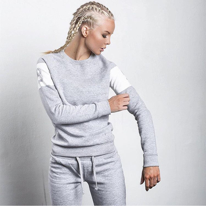 Damen sportlicher Sweater mit modernem Schriftzug und lässigem Schnitt Drune