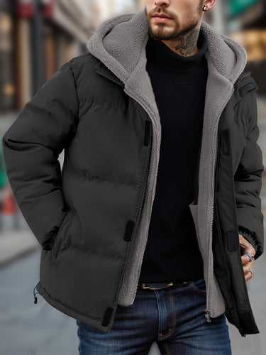 Drune | Nicht elastische Winterjacke für Herren mit Taschen - Perfekt für Aktivitäten im Freien