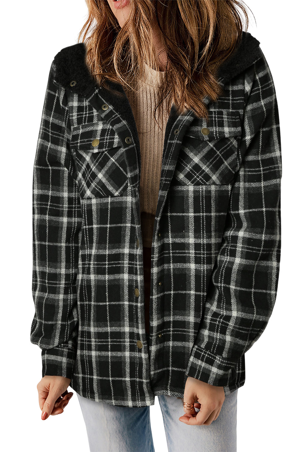 Drune | Gitterjacke mit Plüschfutter Warm und Stilvoll Ideal Für Den Alltag