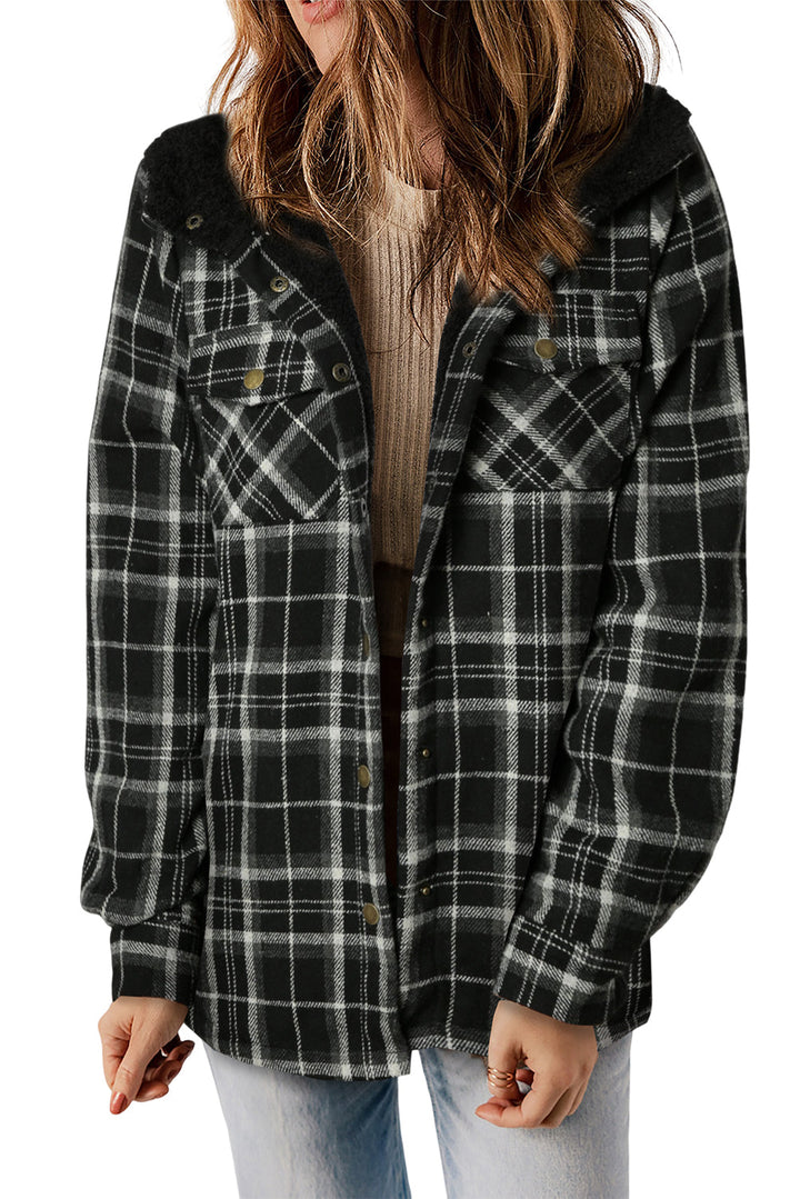 Drune | Gitterjacke mit Plüschfutter Warm und Stilvoll Ideal Für Den Alltag