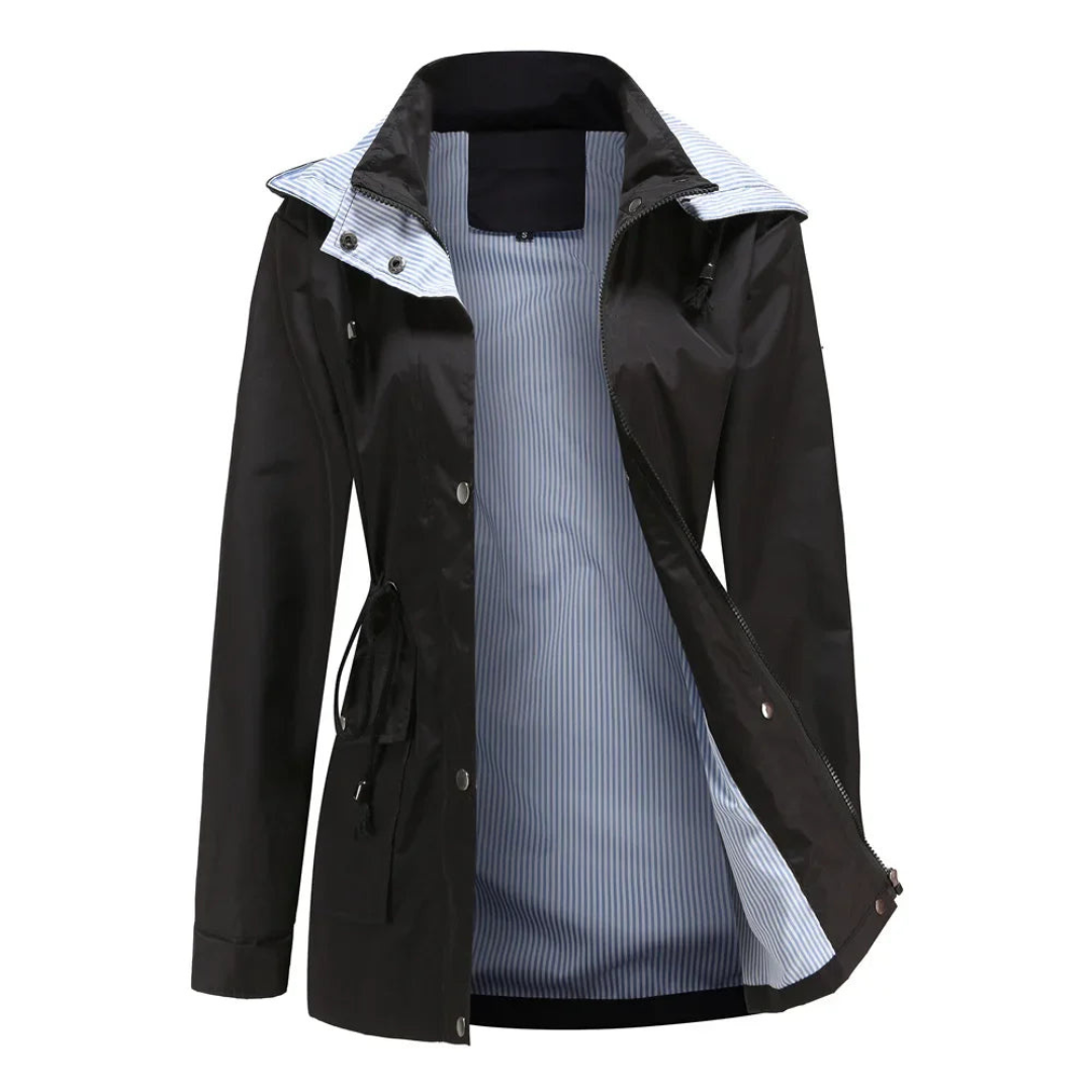 Drune | Damen Wasserdichter Trenchcoat Stylische Außenbekleidung