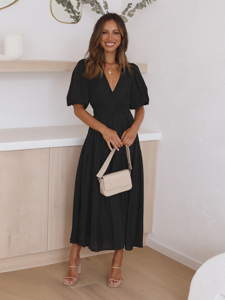 Drune | Kleid mit Puffärmeln Für Frauen