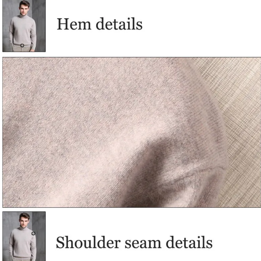 Drune | Herren Wollpullover Mit Rollkragen Und Schlankem Design