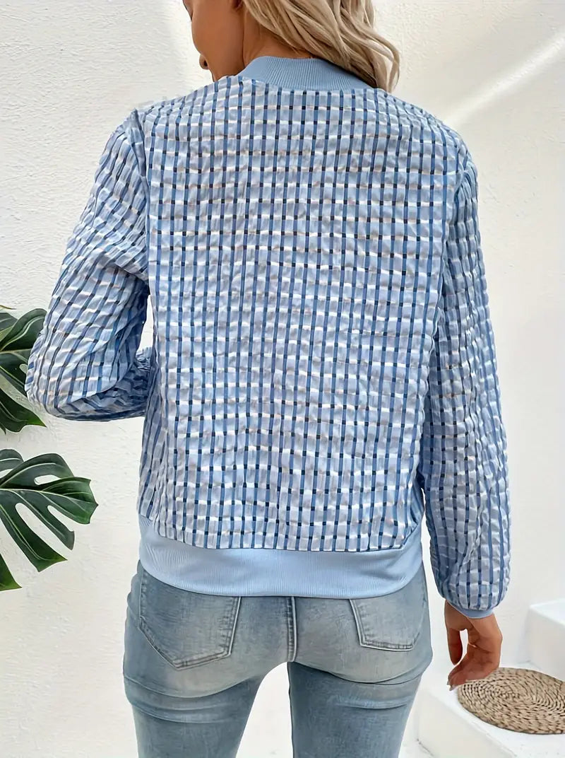 Drune | Karierte Jacke mit Reißverschluss – Vielseitig und Stylisch