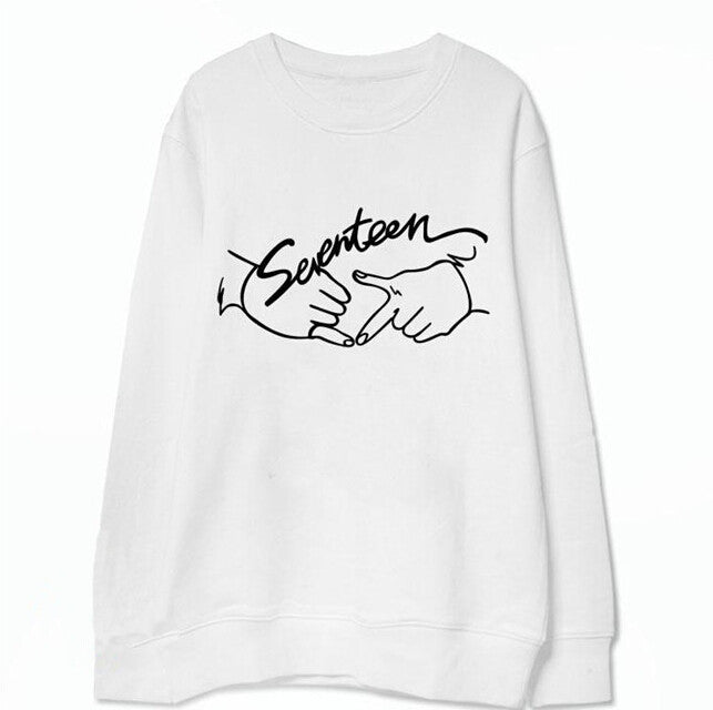 Damen Sweatshirt mit kreativem Handschrift-Design Drune