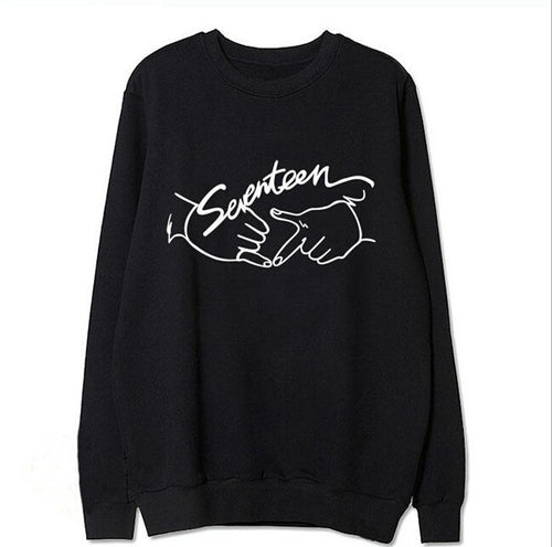 Damen Sweatshirt mit kreativem Handschrift-Design Drune