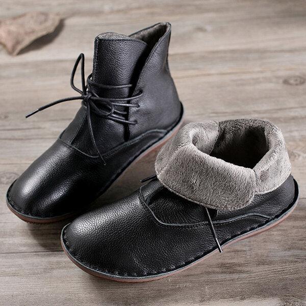 Drune | klassischer damenstiefel aus leder