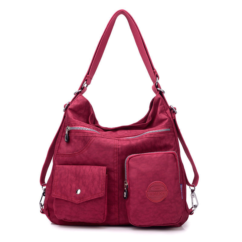 Drune | Designer Handtasche Aus Wasserfestem Bylon Stoff Mit Großem Fassungsvermögen