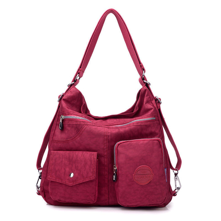 Drune | Designer Handtasche Aus Wasserfestem Bylon Stoff Mit Großem Fassungsvermögen