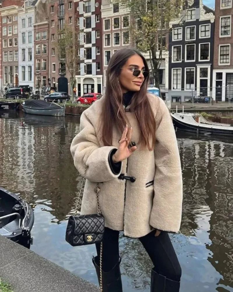 Drune | Klassischer Woll Mantel Damen