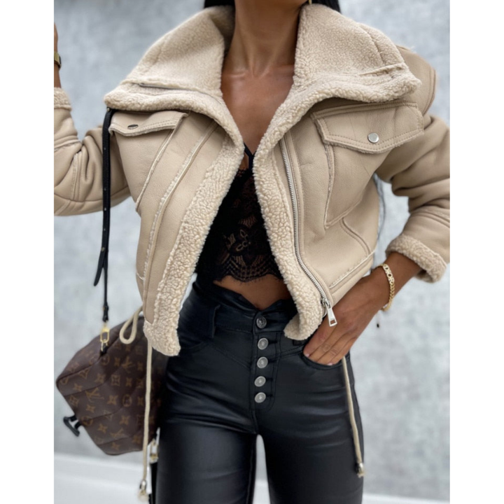 Drune | Kurze Winterjacke mit Warmem Futter für Frauen