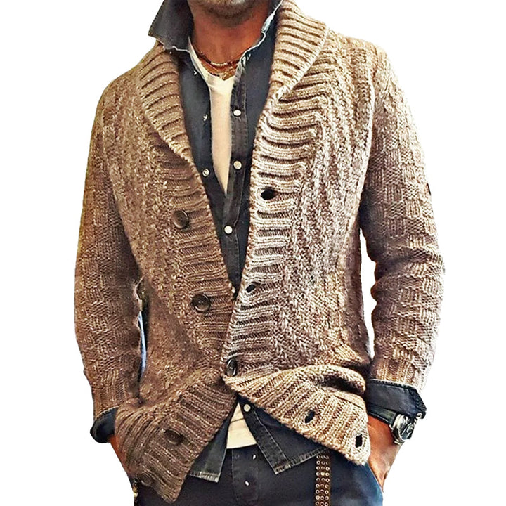 Drune | Bequeme Rever Strickjacke