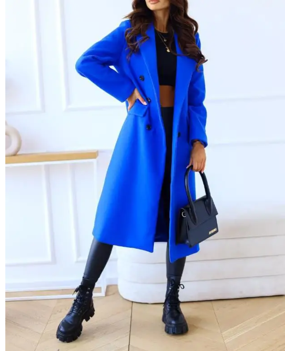 Drune | Lange Elegante Taillierte Trenchcoat Für Damen | Perfekt Für Herbst Und Winter