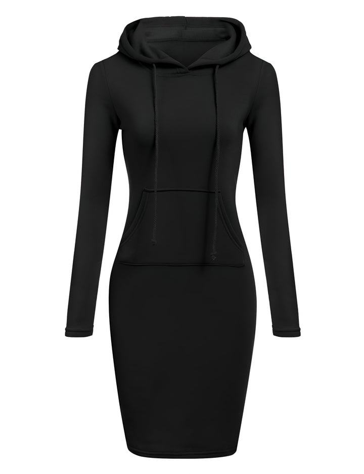 Drune | Gemütliches & Schickes Kapuzen-Sweatshirt-Kleid für den Herbst