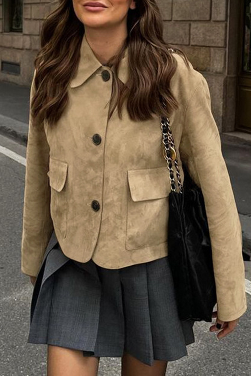 Drune | Casual jacket with button-through shirt collar