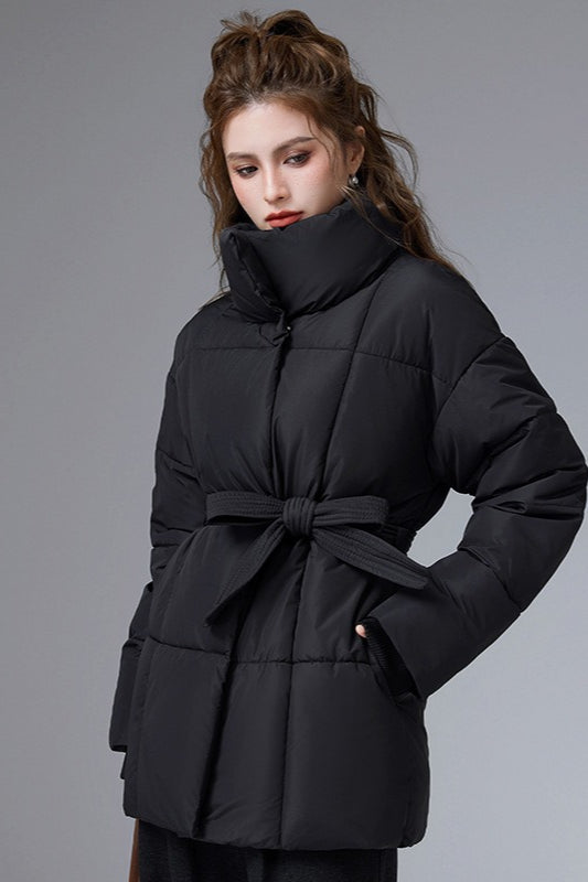 Drune | Lässige Gekürzte Baumwoll-Pufferjacke