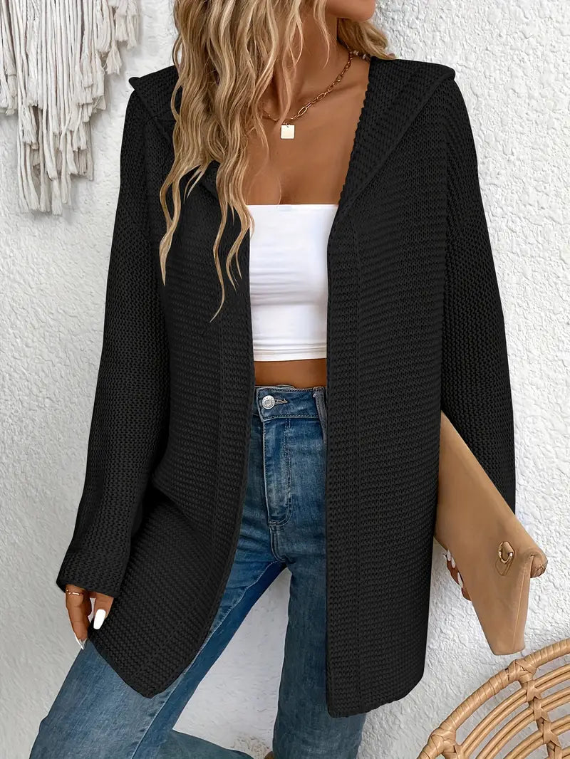 Drune | Strickjacke mit Angriffsbereiter Kapuze