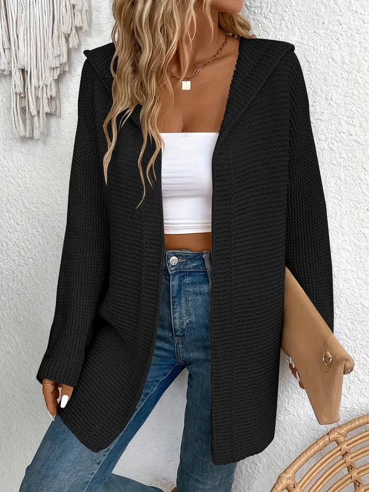 Drune | Strickjacke mit Angriffsbereiter Kapuze