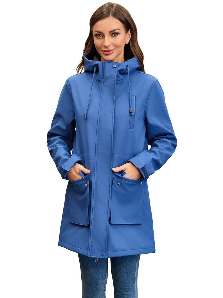 Drune | Wasserdichte Softshell-Jacke mit Kapuze für Damen Elina