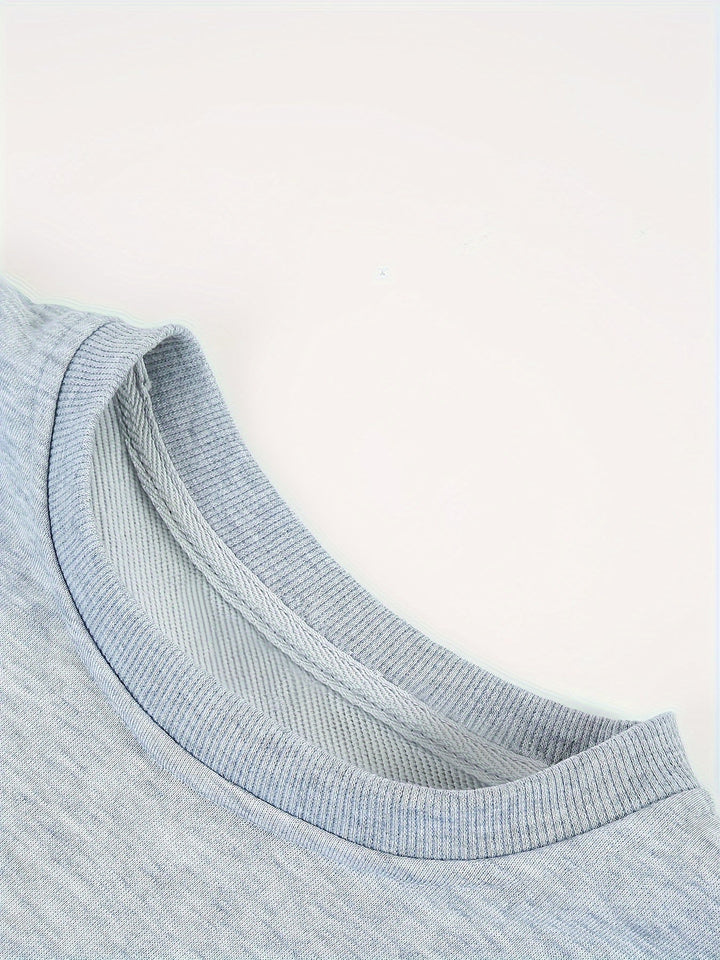 Drune | Sweatshirt mit Künstlerischem Gesicht Baumwolle Trendy und Bequem