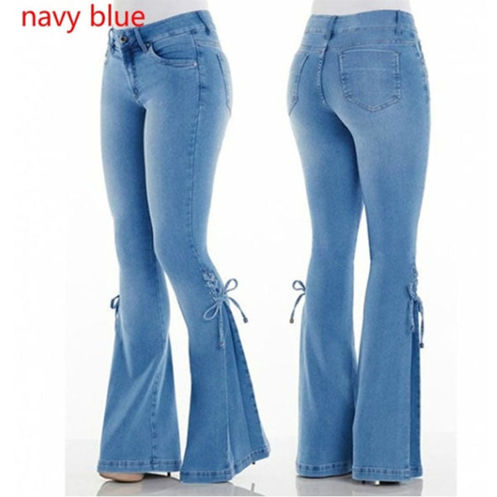 Drune-Jeans für Damen mit mittlerer Taille