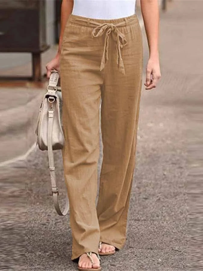 Drune | Lässige Damen Leinenhose Für Stilvolle Leichtigkeit