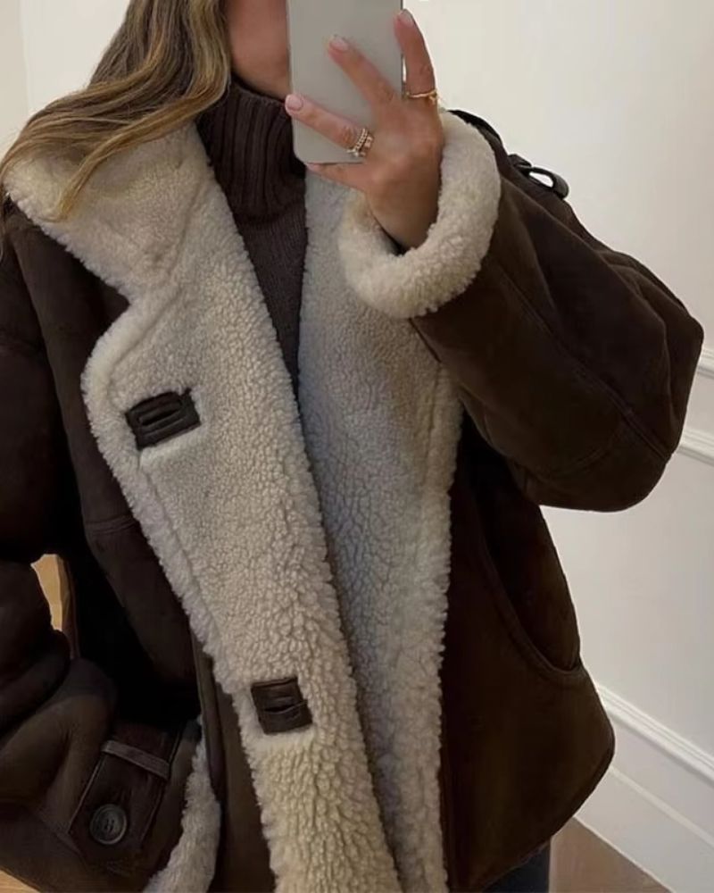 Drune | Warm und Fluffiger Vintage Coat