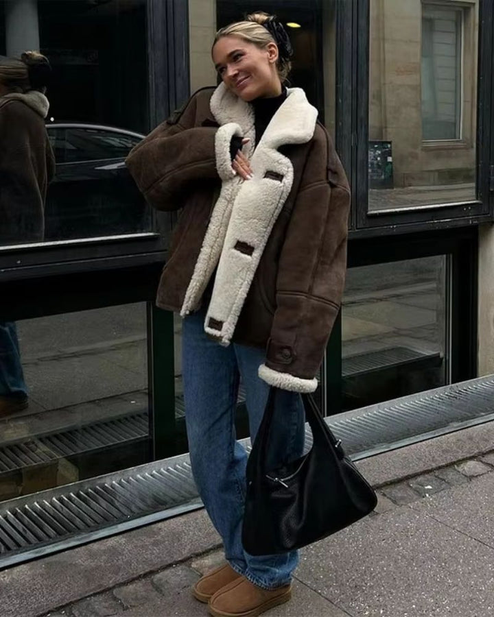 Drune | Warm und Fluffiger Vintage Coat