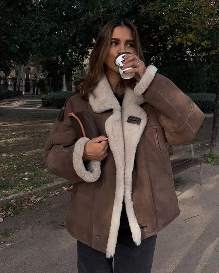 Drune | Warm und Fluffiger Vintage Coat