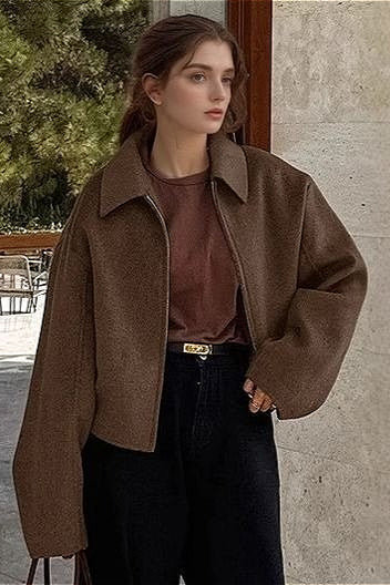 Drune | Retro Cropped Jacke