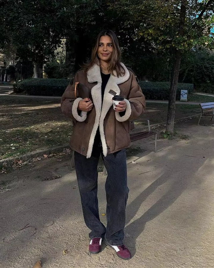 Drune | Warm und Fluffiger Vintage Coat