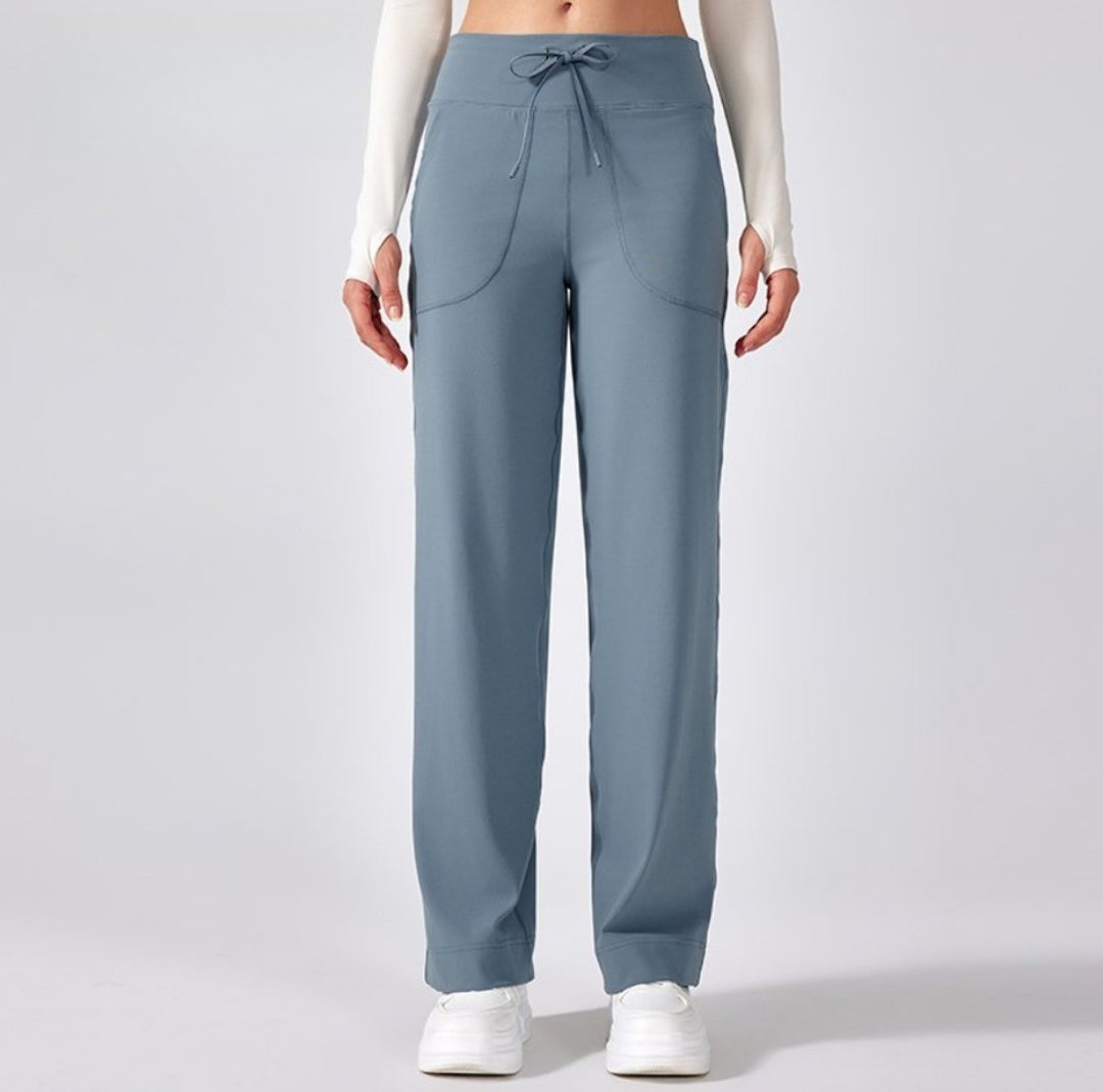 Drune | Hochelastische Yoga-Sporthose mit Kordelzug