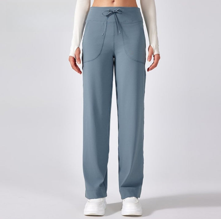 Drune | Hochelastische Yoga-Sporthose mit Kordelzug