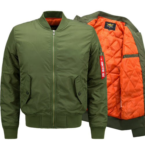 Männers  glänzende Mikro-Schalen Stehkragen Bomberjacke mit Ärmeltasche mit Reißverschluss und Druckknopfklappen Taschen Drune