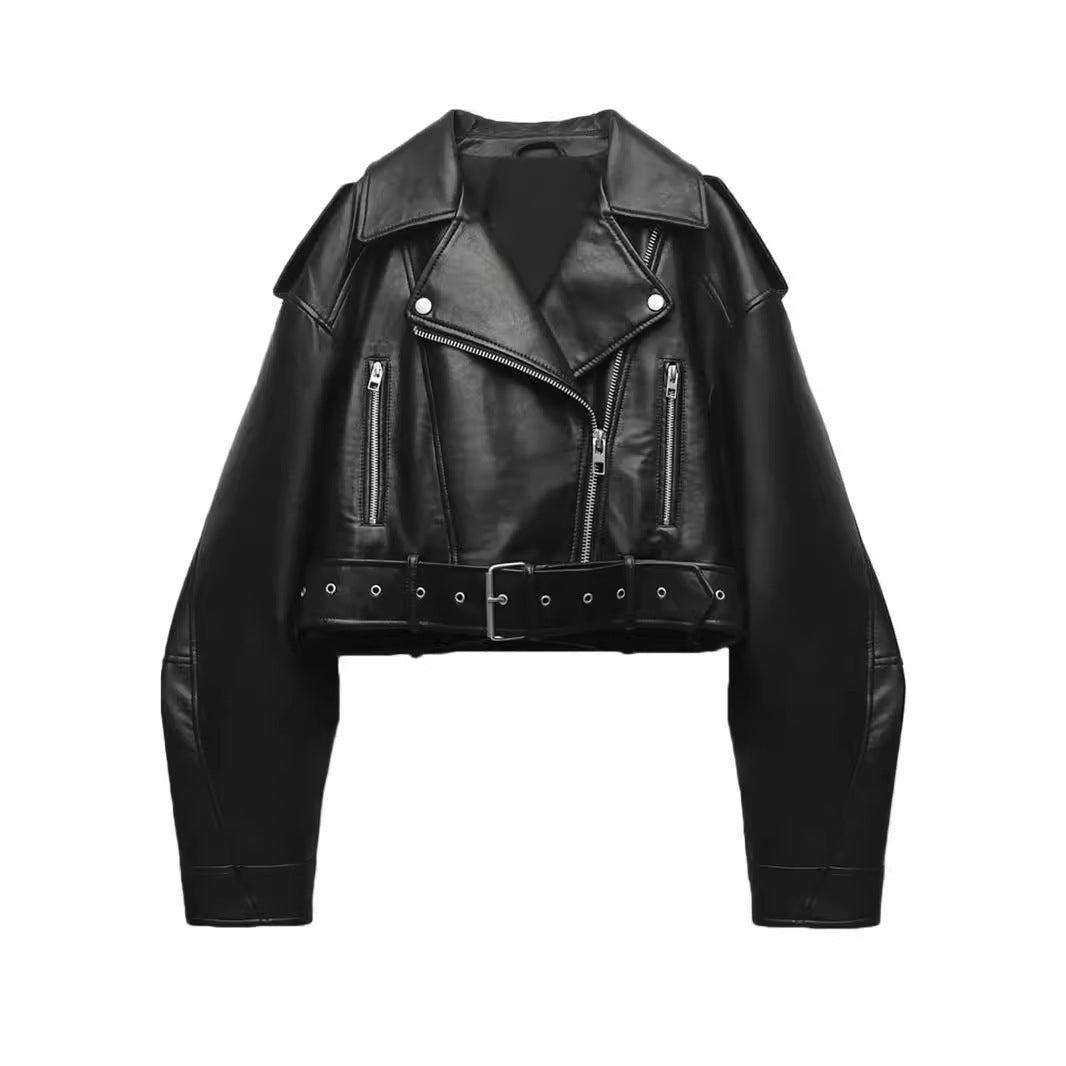 Drune | Waschbare, Farbverlaufende Lederjacke Für Damen*
