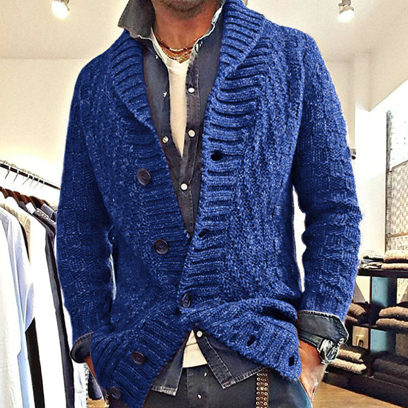 Drune | Bequeme Rever Strickjacke