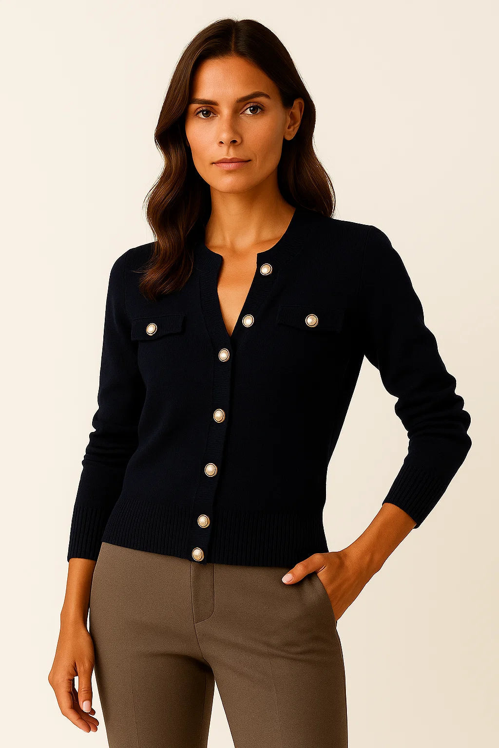 Drune | Modern, comfortable cardigan with long sleeves